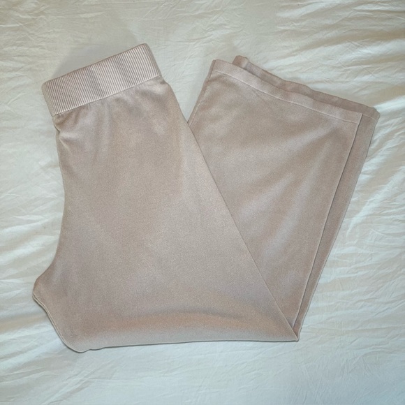 Sioni Wide Leg Sweater Pants Elastic Waist - Picture 1 of 5